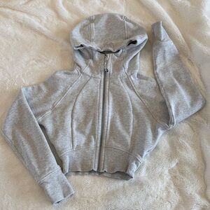 Lululemon CROPPED Scuba Full-Zip Hoodie
